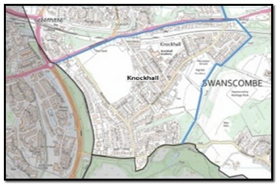 Knockhall Ward Map