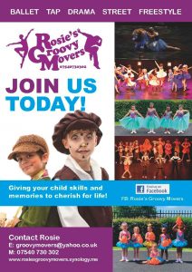 Rosie's Groovy Movers - Children's Dance Groups @ S & G Town Council Offices Community Hall