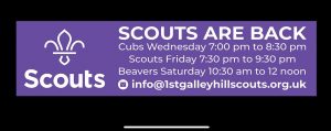 Scouts are Back - Cubs on Wednesdays @ Scout Hall