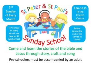 Sunday School - St Peter & St Paul Church @ St Peter & St Paul's Church Centre