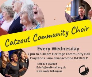 Catzout Community Choir - Wednesdays 7pm to 8.30pm @ Heritage Community Hall