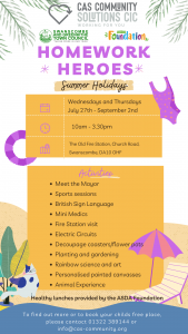 CAS - Homework Heroes - Summer Holidays @ CAS Training