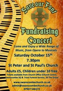 Save our Font - Fundraising Concert - 15 October 2022 @ St Peter & St Paul's Church